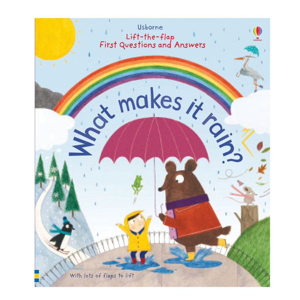 First Questions and Answers: What makes it rain? | Usborne books for kids in English | The Kids' Nook Oman