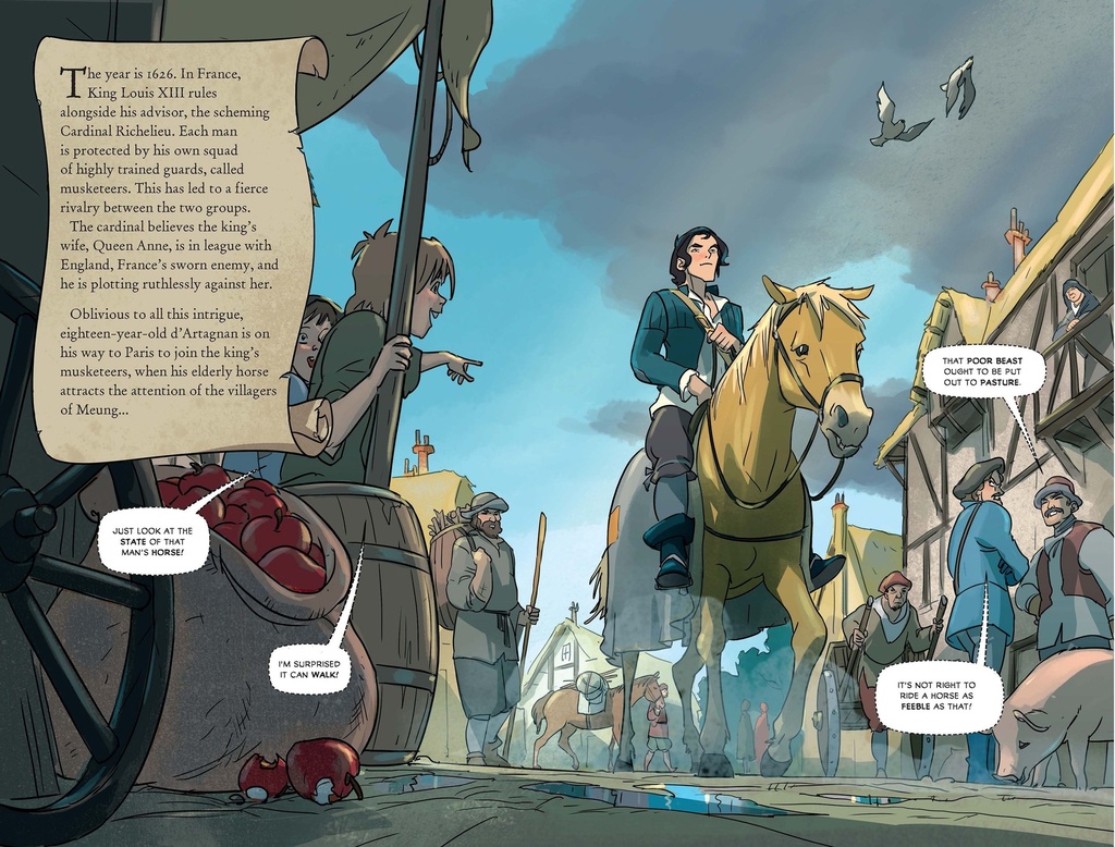 Three Musketeers Graphic Novel | Usborne books for kids | The Kids' Nook Oman