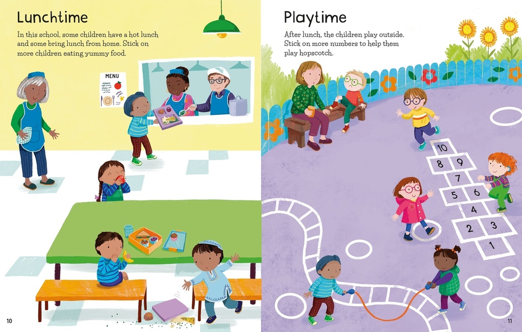 Starting School First Sticker Book | books for children | The Kids' Nook Oman