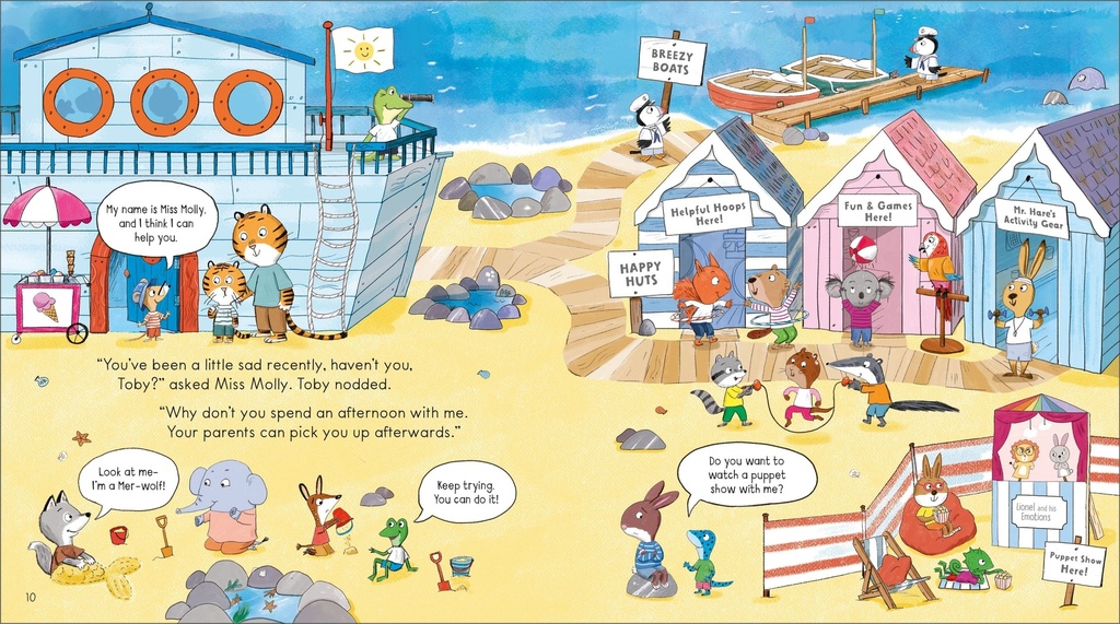 Miss Molly's School of Happiness | English books for children Usborne | The Kids' Nook Oman