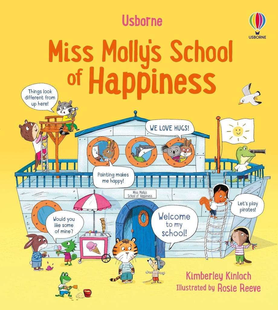 Miss Molly's School of Happiness | books for children Usborne | The Kids' Nook Oman