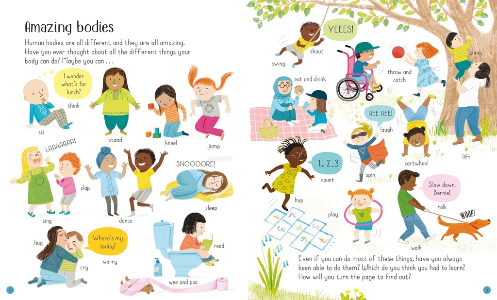 All About You and Your Body | Usborne books for kids | The Kids' Nook Oman