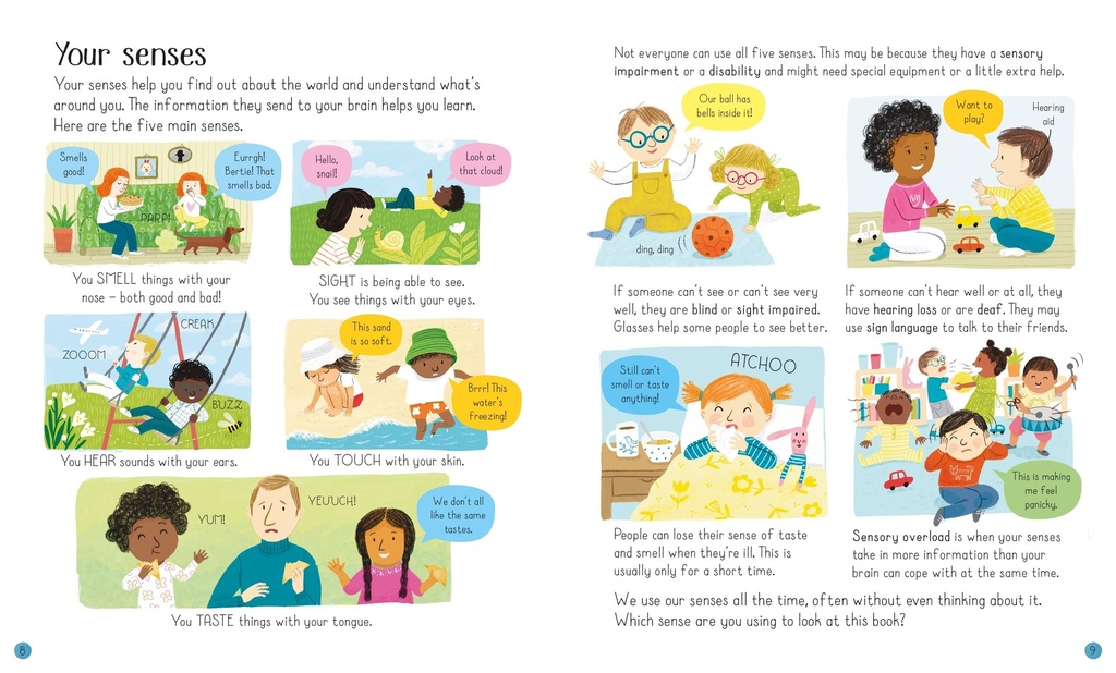 All About You and Your Body | Usborne kids books | The Kids' Nook Oman