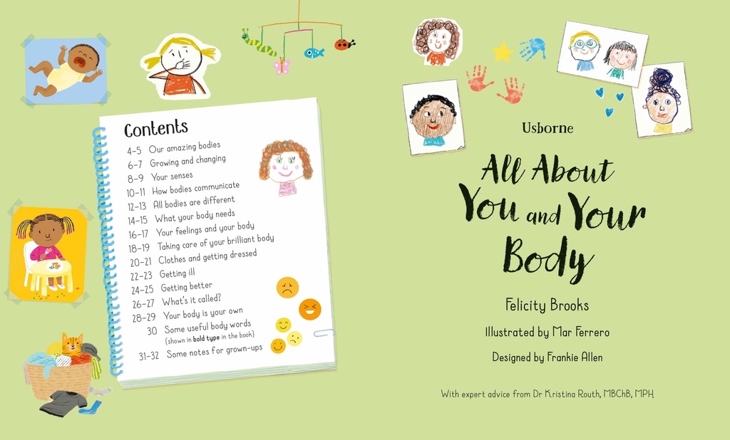 All About You and Your Body | Usborne children books | The Kids' Nook Oman