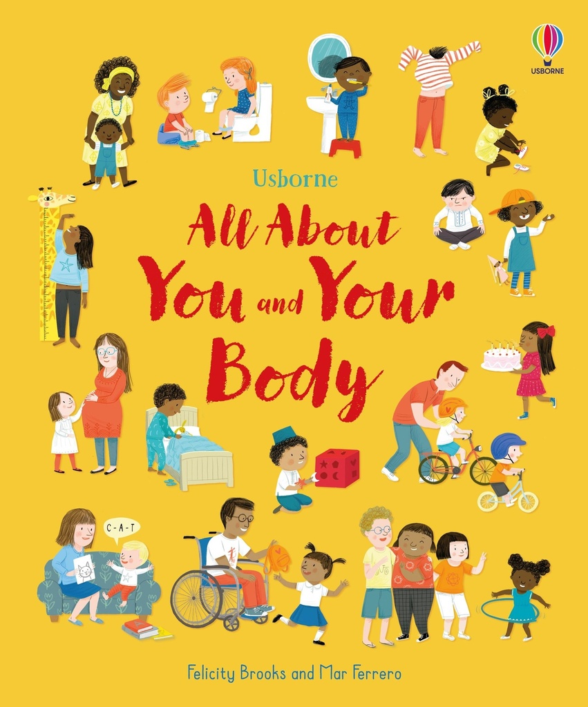All About You and Your Body | Usborne available at The Kids' Nook Oman