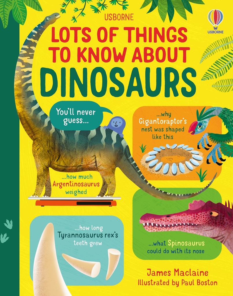 Lots of Things to Know About Dinosaurs | Usborne 