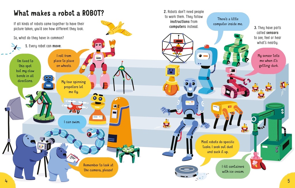 Lots of Things to Know About Robots | Usborne books for children | The Kids' Nook Oman