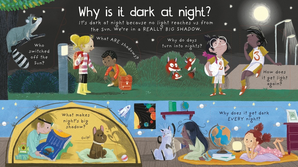 First Questions &amp; Answers: Why is it dark at night?